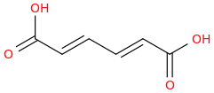 MUCONIC ACID molecular structure