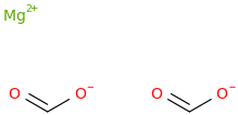 Magnesium diformate molecular structure