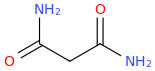 Malonamide molecular structure