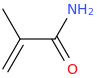 Methacrylamide molecular structure