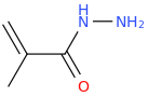 Methacrylohydrazide molecular structure