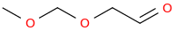 Methoxymethoxyacetaldehyde molecular structure