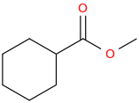 Methyl cyclohexanecarboxylate molecular structure