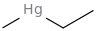 Methylethylmercury(II) molecular structure