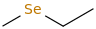 Methylethylselenium(II) molecular structure