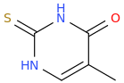 Methylthiouracil molecular structure