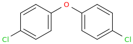 Monochlorophenyl ether molecular structure