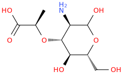 Muramic acid molecular structure