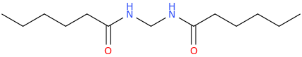 N,N'-Methylenedihexanamide molecular structure