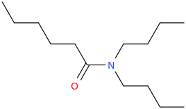 N,N-Dibutylhexanamide molecular structure