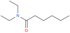 N,N-Diethylhexanamide molecular structure