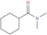 N,N-Dimethylcyclohexanecarboxamide molecular structure