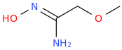 N'-hydroxy-2-methoxyethanimidamide molecular structure