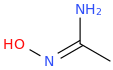 N'-hydroxyethanimidamide molecular structure