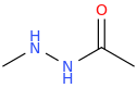 N'-methylacetohydrazide molecular structure