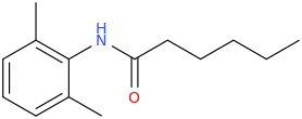 N-(2,6-Dimethylphenyl)hexanamide molecular structure