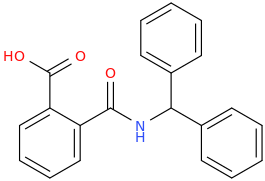 N-(DIPHENYLMETHYL)PHTHALAMIC ACID molecular structure