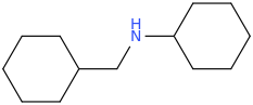 N-(cyclohexylmethyl)cyclohexanamine molecular structure