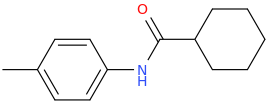 N-(p-Tolyl)cyclohexanecarboxamide molecular structure
