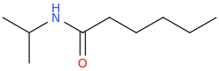 N-(propan-2-yl)hexanamide molecular structure