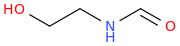 N-2-hydroxyethylformamide molecular structure