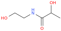 N-2-hydroxyethyllactamide molecular structure