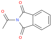 N-ACETYLPHTHALIMIDE molecular structure