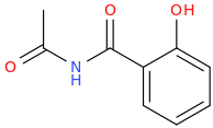 N-ACETYLSALICYLAMIDE molecular structure