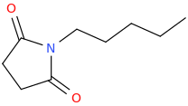 N-AMYLSUCCINIMIDE molecular structure