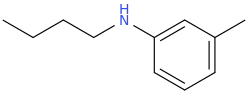 N-BUTYL-M-TOLUIDINE molecular structure
