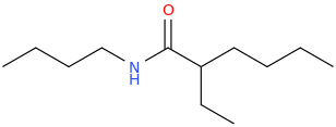 N-Butyl-2-ethylhexanamide molecular structure