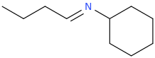 N-Butylidenecyclohexanamine molecular structure
