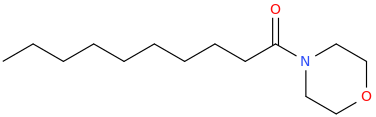N-Decanoylmorpholine molecular structure