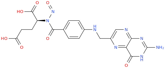 N-NITROSOFOLICACID molecular structure