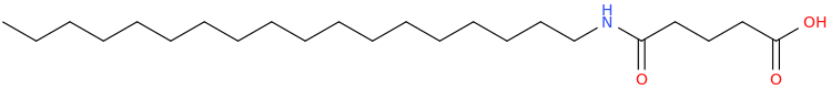 N-OCTADECYLGLUTARAMIC ACID molecular structure