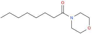 N-Octanoylmorpholine molecular structure