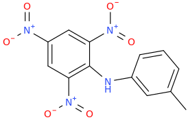 N-PICRYL-M-TOLUIDINE molecular structure