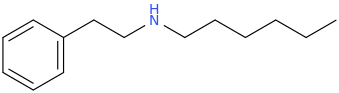 N-Phenethyl-1-hexanamine molecular structure