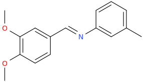 N-VERATRYLIDENE-M-TOLUIDINE molecular structure