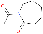 N-acetylhexanelactam molecular structure