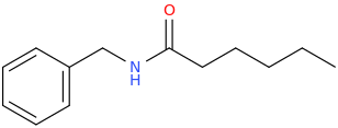 N-benzylhexanamide molecular structure