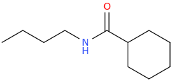 N-butylcyclohexanecarboxamide molecular structure