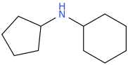 N-cyclopentylcyclohexanamine molecular structure