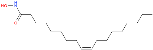 N-hydroxyoleamide molecular structure