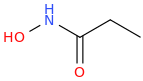 N-hydroxypropionamide molecular structure