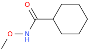 N-methoxycyclohexanecarboxamide molecular structure