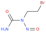 NITROSOBROMOETHYLUREA molecular structure
