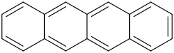Naphthacene molecular structure