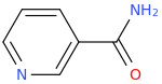 Nicotinamide molecular structure