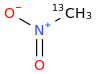 Nitromethane-13C molecular structure